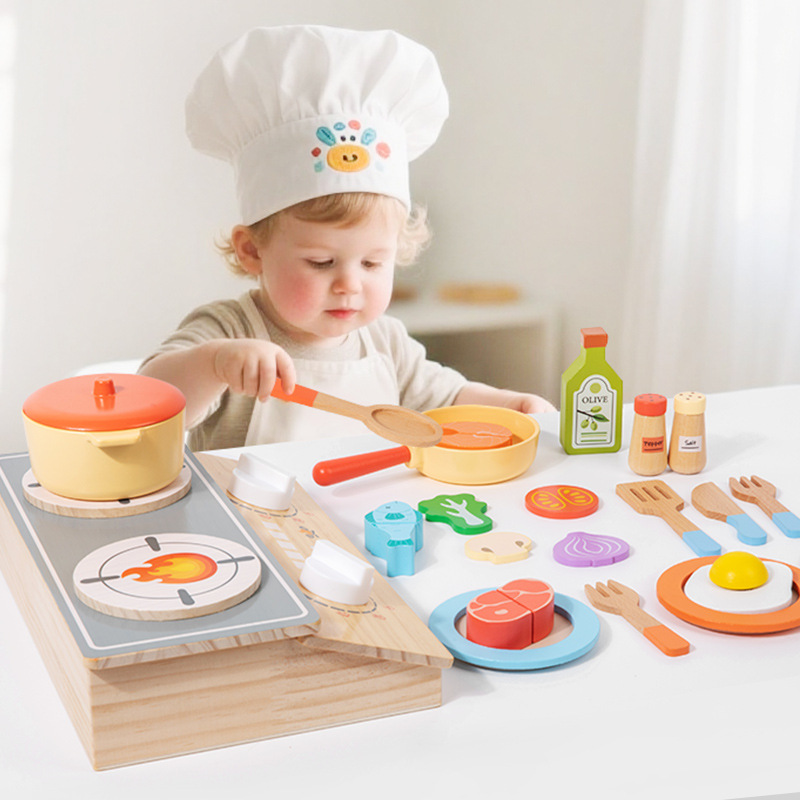 Kitchen Appliances For Kids - Cuisine en bois Montessori pour l'éducation