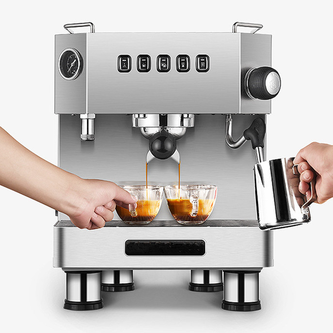 Espresso Machine Semi Auto - Classique italien Semi Auto Cafetera filtre