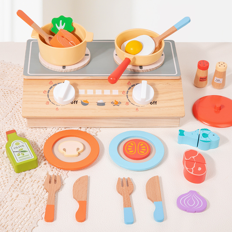Cuisine en bois Montessori pou - Kitchen Appliances For Kids avis et prix