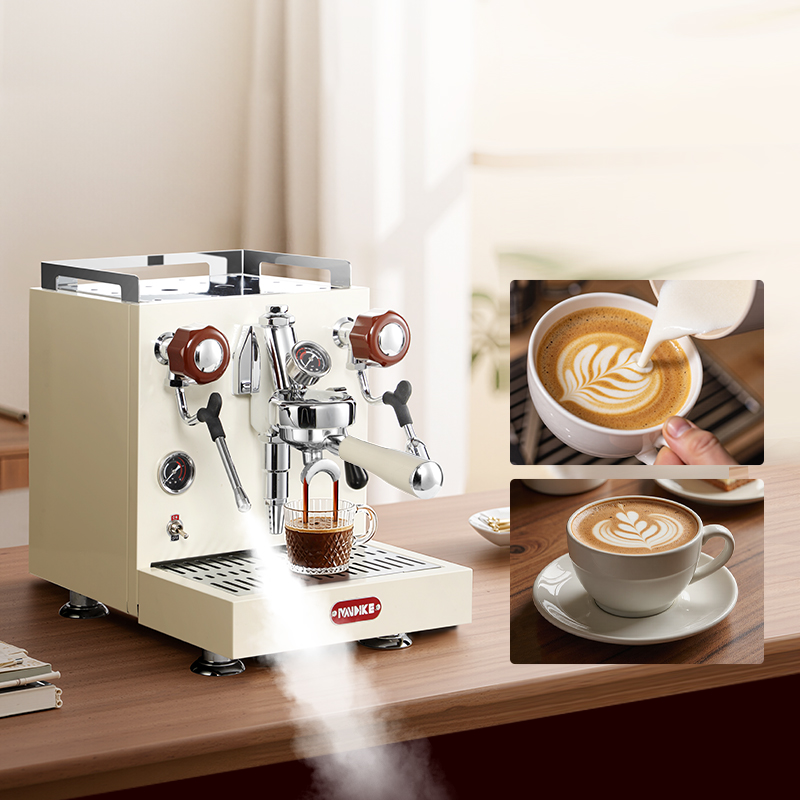 Machine à café MDK blanche à d - Espresso Machine Semi Auto avis et prix